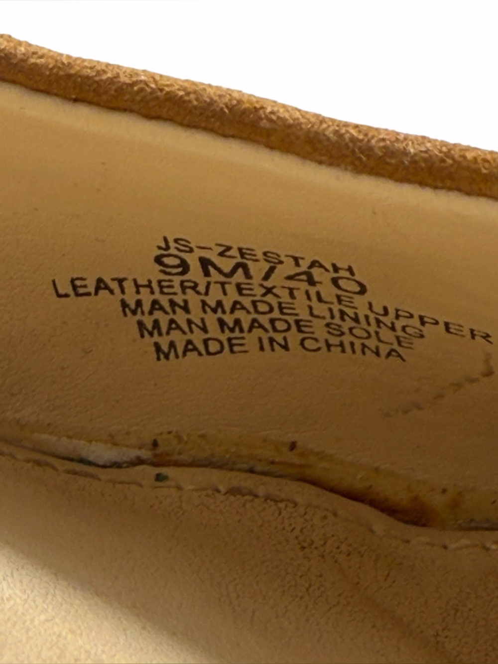 Jessica Simpson Espadrilles Caramel Suede Zestah wedges size 9 M - Picture 6 of 12